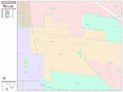 Huntington Park Wall Map Premium Style